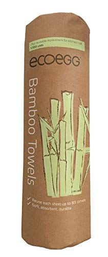 Reusable Bamboo Kitchen Towels - 20 White Towels