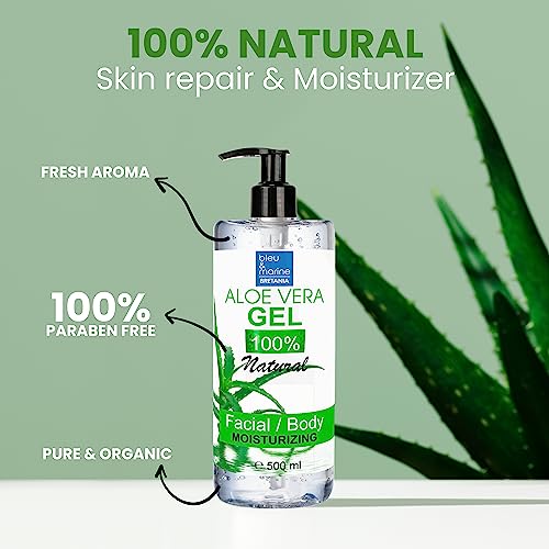 Gel Aloe Vera 100% Puro | Orgánico y Vegano (1000 ml)