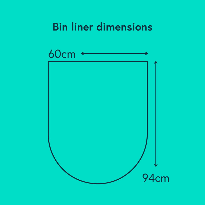 50L Eco-Friendly Compostable Garbage Bags