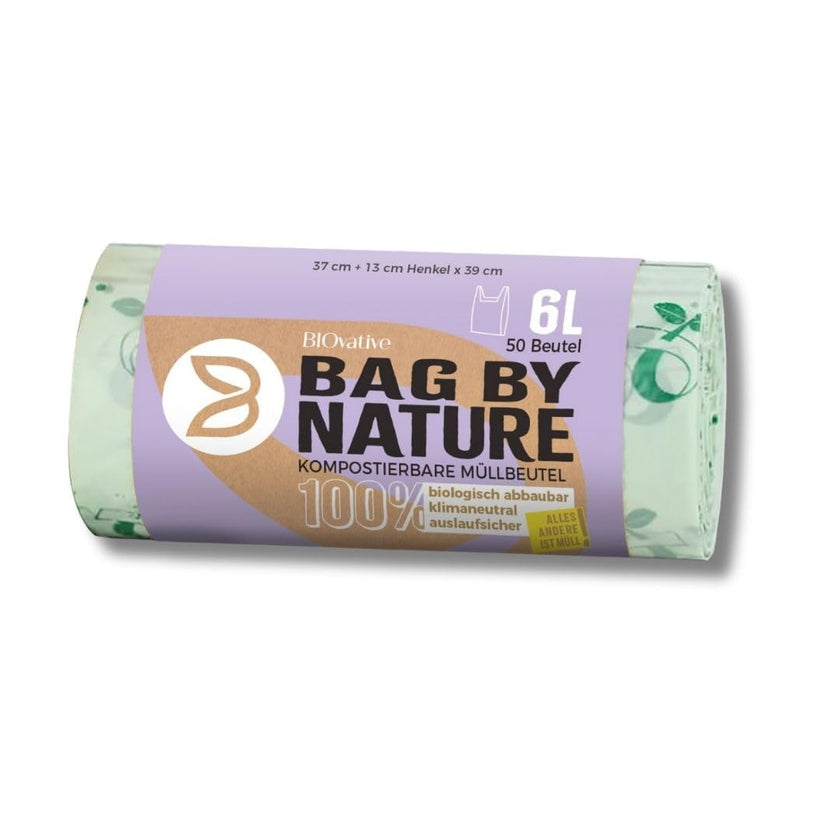 Compostable bags for organic waste 6L with and without handle - 200 bags