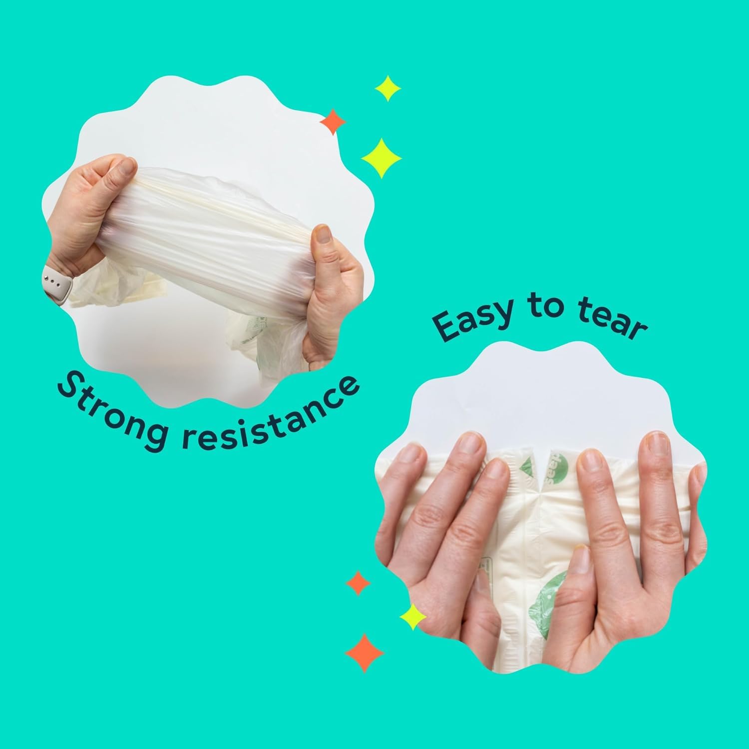 50L Eco-Friendly Compostable Garbage Bags