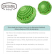 Irisana - Pod para Lavadora - Pack de 2 - Verde - Duración hasta 1000 Lavados - Bola Ecológica para Limpiar sin Detergente ni Suavizante