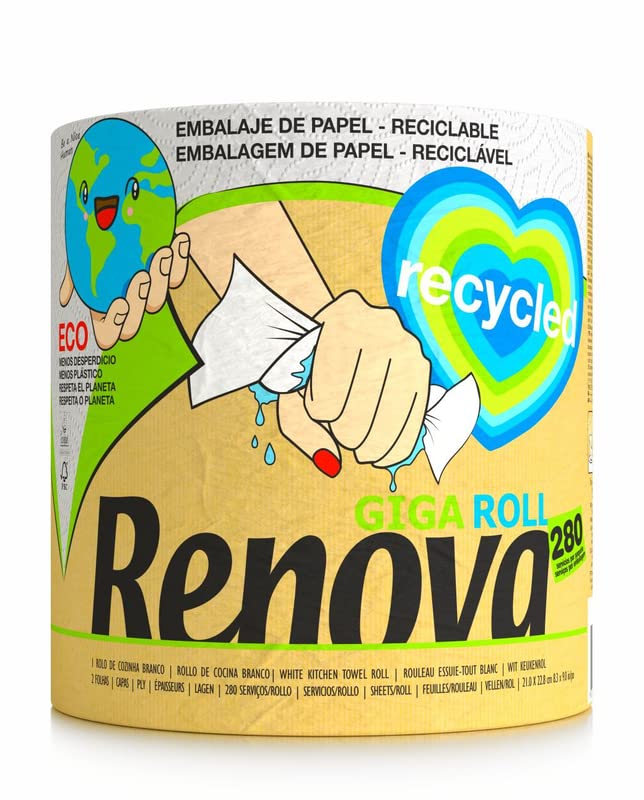 Recycled Kitchen Rolls Ecolabel | Ecological Gigarollo