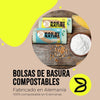 Bolsas compostables para residuos orgánicos 6L con y sin asa - 200 Bolsas