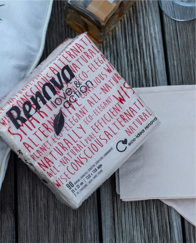 Paper Napkins | 90 Eco-Friendly Napkins | Cocktail Size