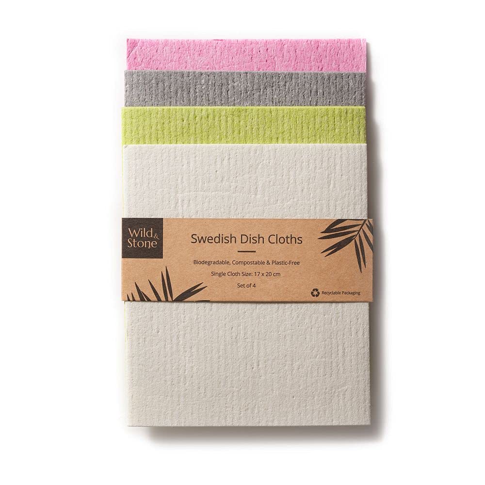 Compostable Swedish Kitchen Towels 4 pcs
