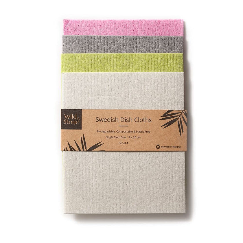 Compostable Swedish Kitchen Towels 4 pcs