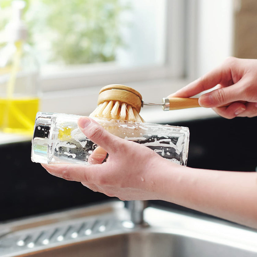 Ecological Bamboo and Sisal Kitchen Brushes