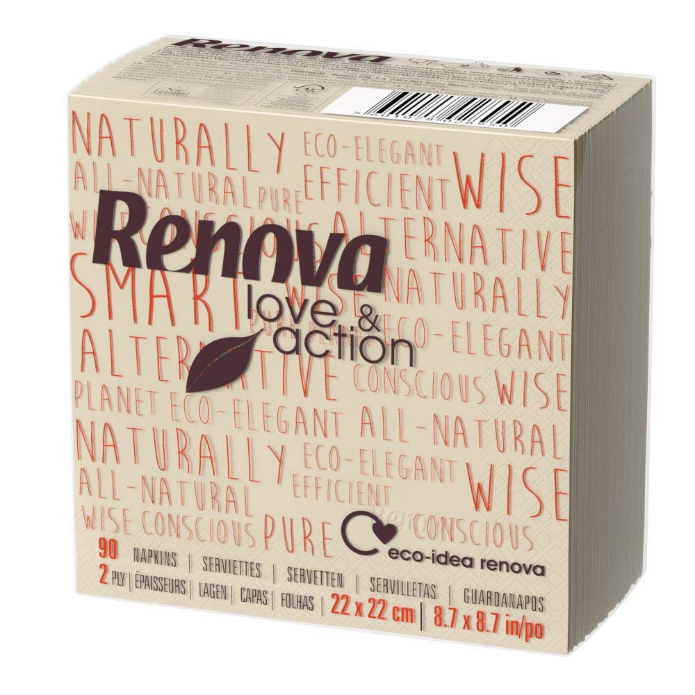 Paper Napkins | 90 Eco-Friendly Napkins | Cocktail Size