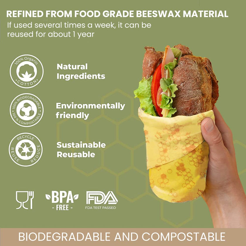 Reusable Beeswax Food Wraps