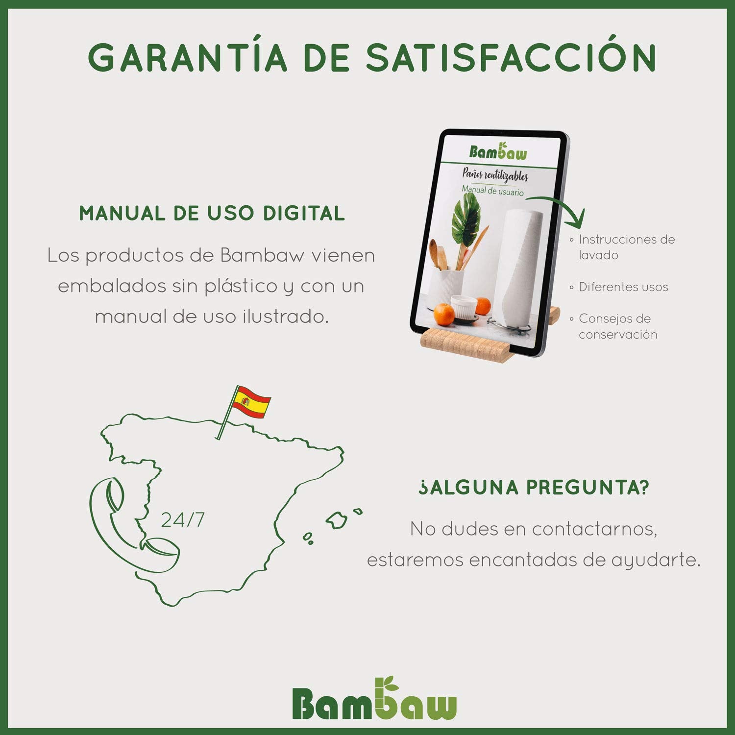 Eco-friendly and reusable kitchen roll | 20-sheet cloths