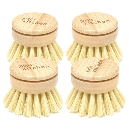 Ecological Bamboo and Sisal Kitchen Brushes