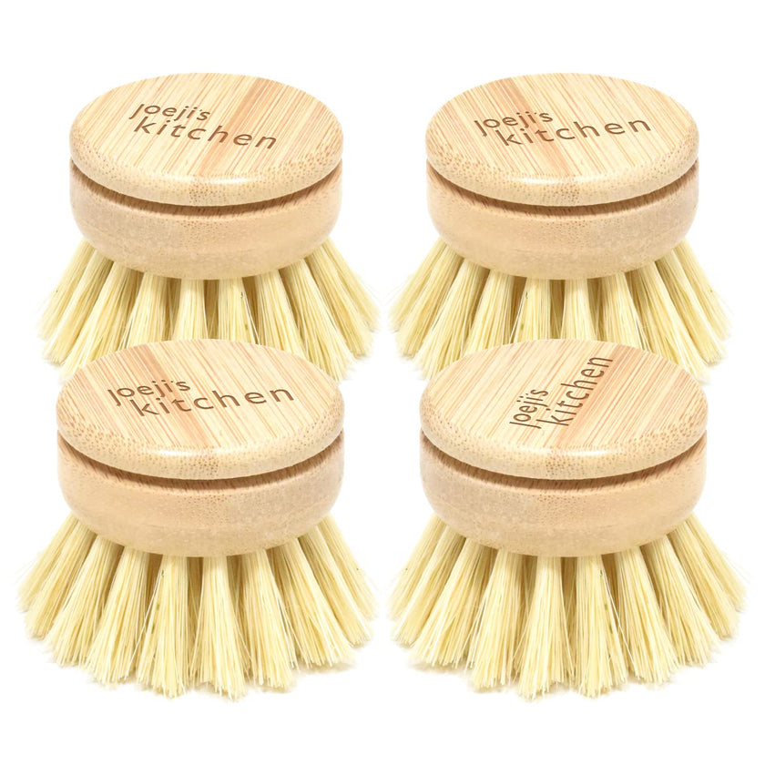 Ecological Bamboo and Sisal Kitchen Brushes