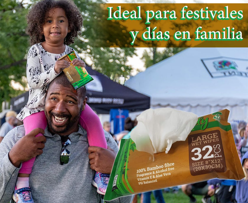 Ace Wipes Travel Buddy Bamboo Wet Wipes (32 Count)