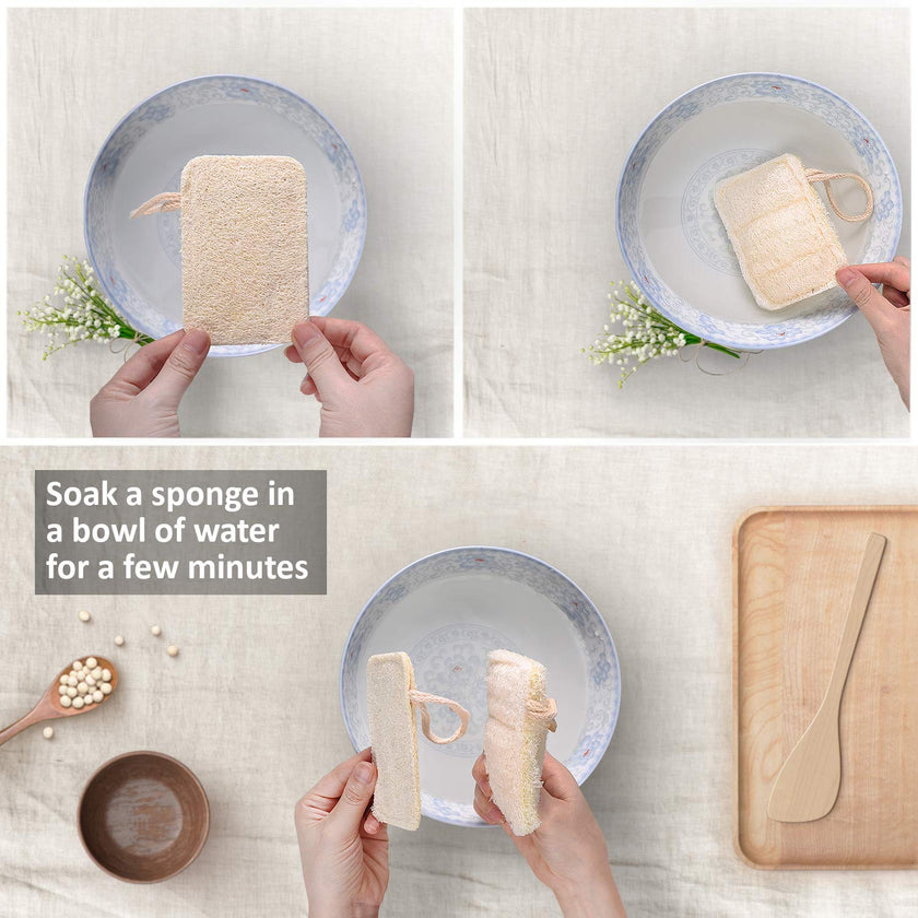 Natural Sponges for Washing Dishes