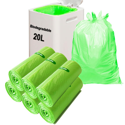 120 Compostable Organic Garbage Bags 20L KITBEST