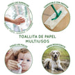 Paños reutilizables | Rollo de cocina ecológico | Multiusos | Resistente y absorbente | Bayetas ecológicas | Secado rápido y antibacteriano | 20 Hojas | Bambaw