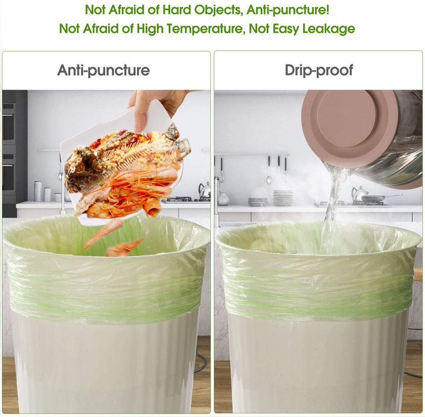 Biodegradable Garbage Bags 20L, 100 Pieces