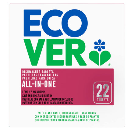 Lemon & Mandarin Eco-Friendly Dishwasher Tablets