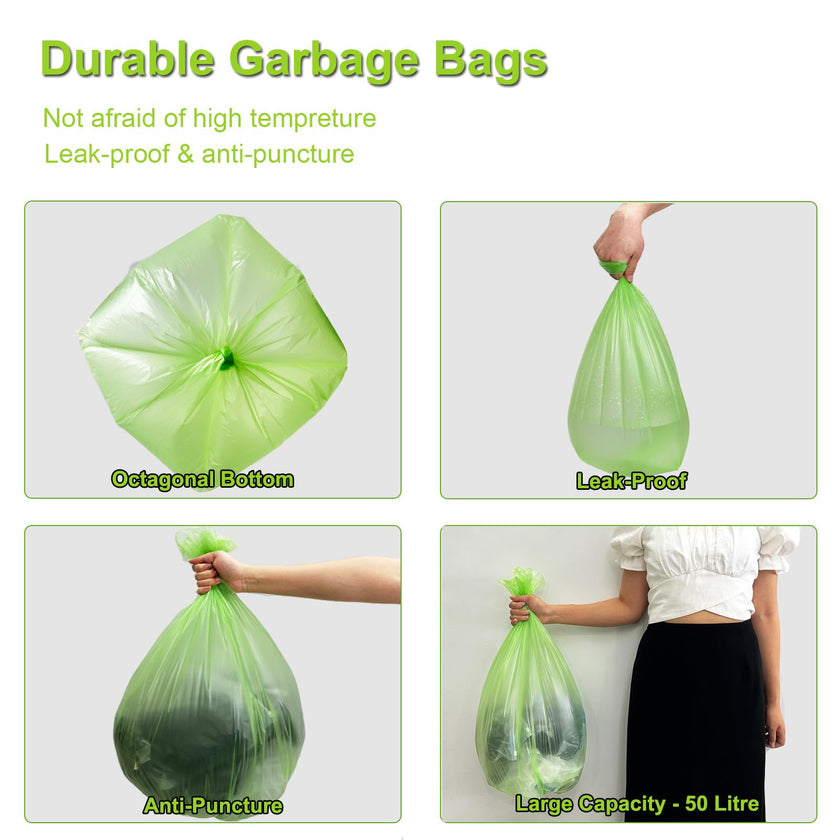 50L Biodegradable Garbage Bags