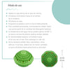 Irisana - Pod para Lavadora - Pack de 2 - Verde - Duración hasta 1000 Lavados - Bola Ecológica para Limpiar sin Detergente ni Suavizante