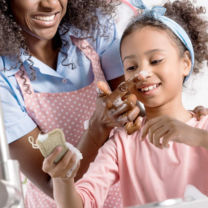 Natural Dishwashing Sponge (Pack of 8) | Eco-Friendly Scouring Pad