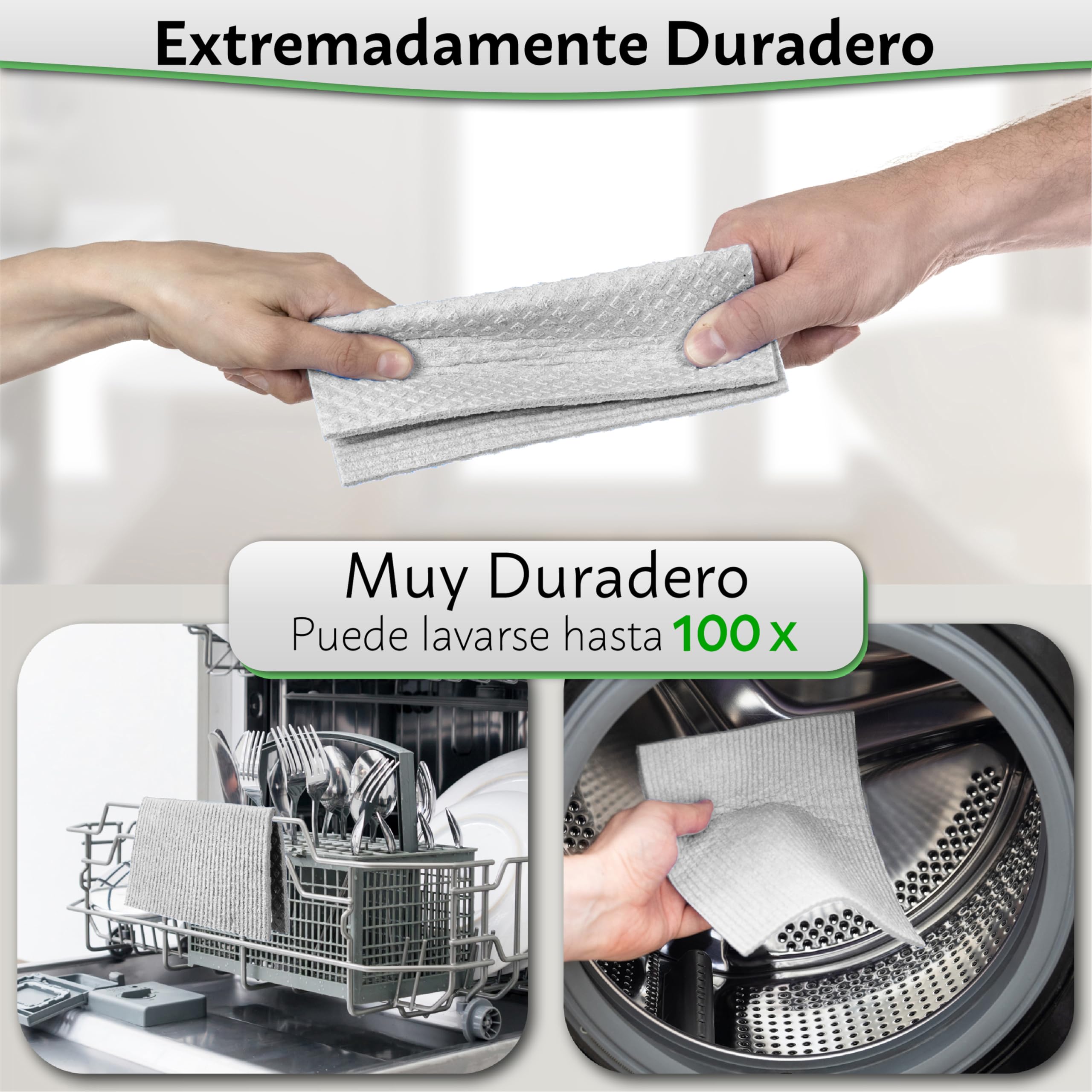 Swedish Kitchen Cloth | Biodegradable Cellulose Sponge Cloths