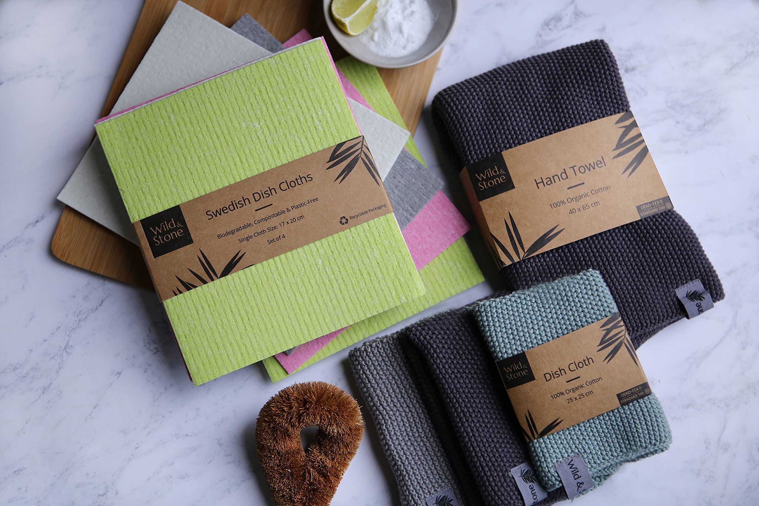 Compostable Swedish Kitchen Towels 4 pcs