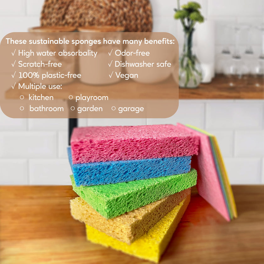 Biodegradable Pop-up Sponges (pack of 5)