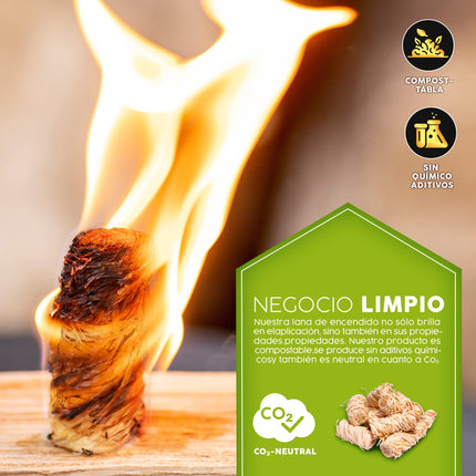 Waxed Ecological Fire Starter Tablets | 200 pcs