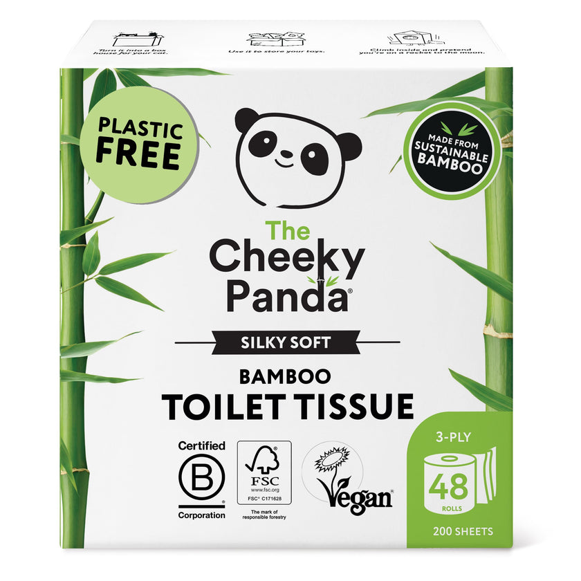Bamboo Toilet Paper | 48 Rolls x 200 Sheets