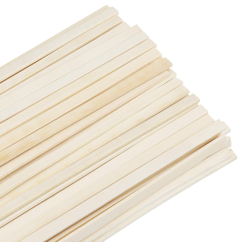 Belle Vous Bamboo Wooden Stick Set Pack of 100