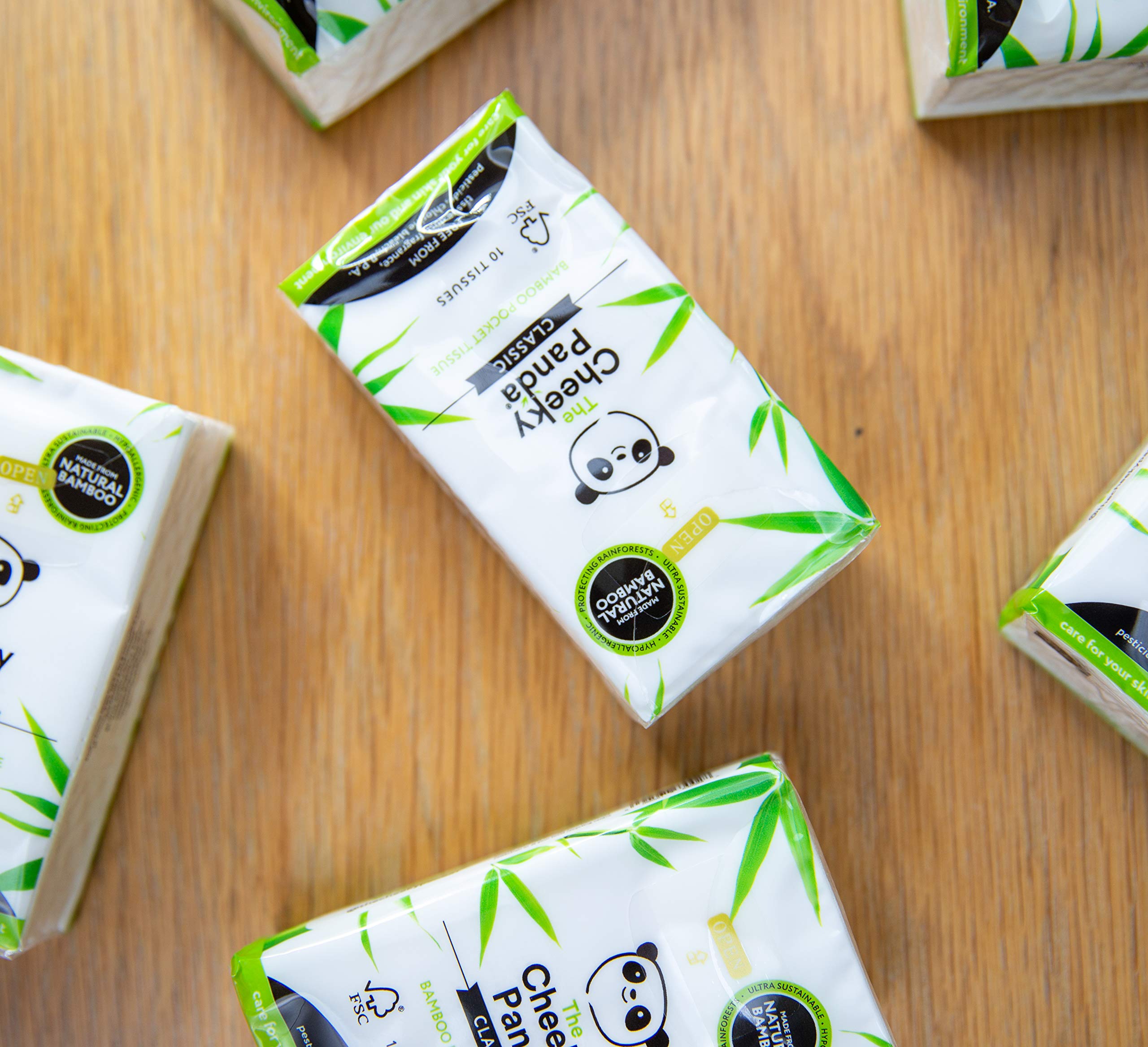 Bamboo Pocket Squares | 96 Packs (10 squares per pack)