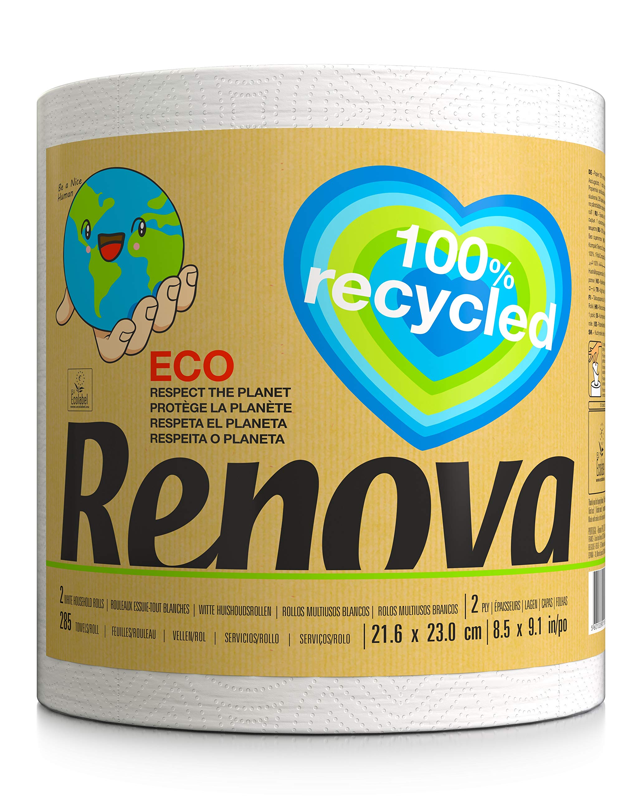 Recycled Kitchen Rolls Ecolabel | Ecological Gigarollo