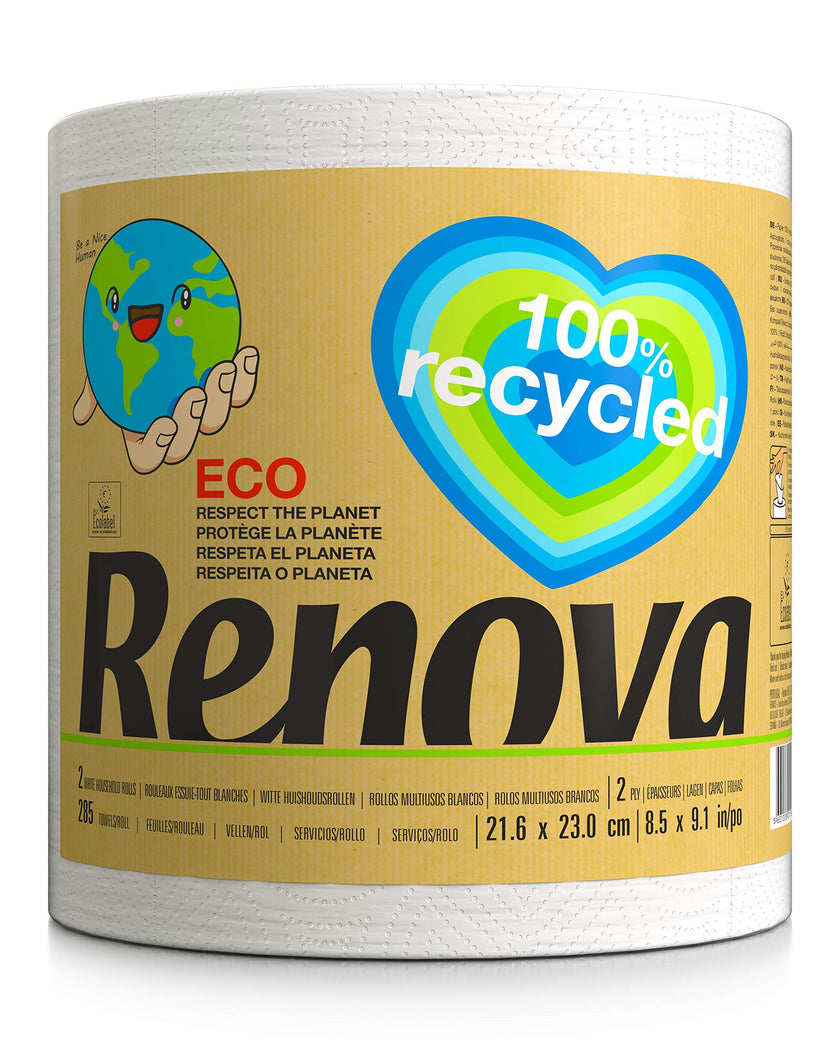 Recycled Kitchen Rolls Ecolabel | Ecological Gigarollo