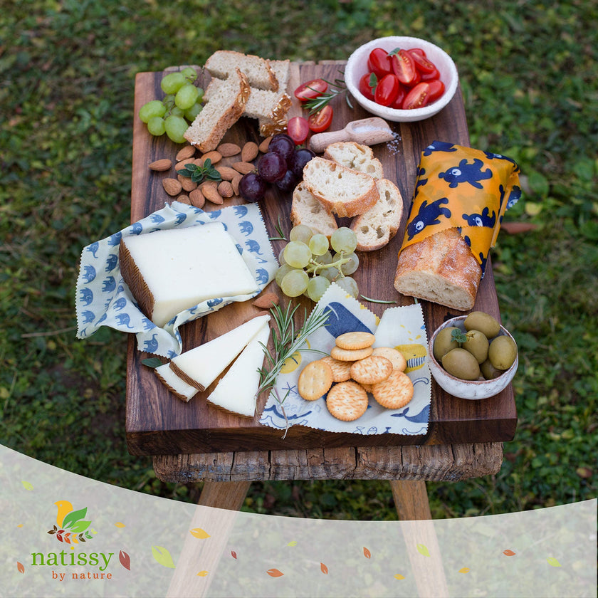 Reusable Beeswax Wraps - Eco-Friendly and Natural