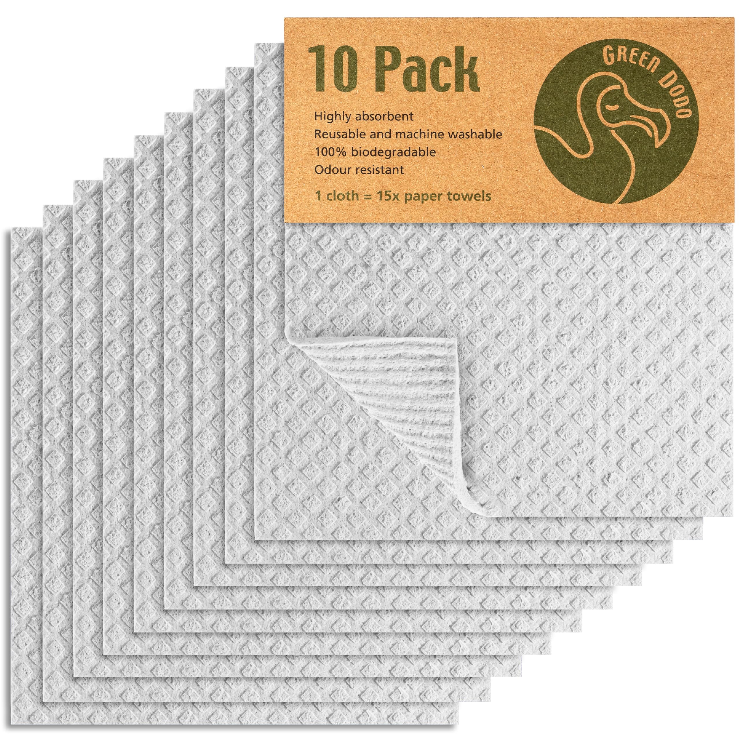 Swedish Kitchen Cloth | Biodegradable Cellulose Sponge Cloths