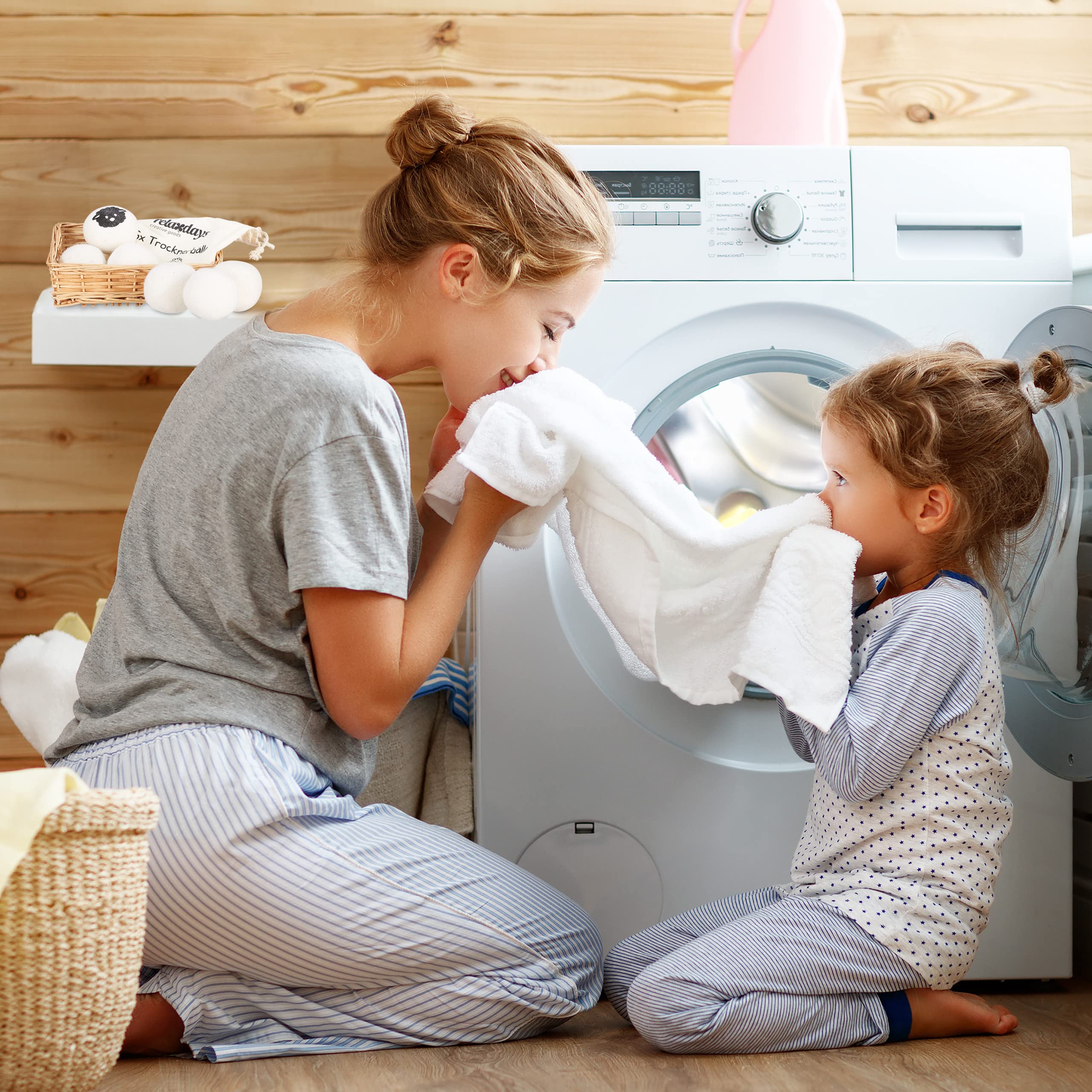 Set of 24 Eco-Friendly and Anti-Static Clothes Dryer Balls