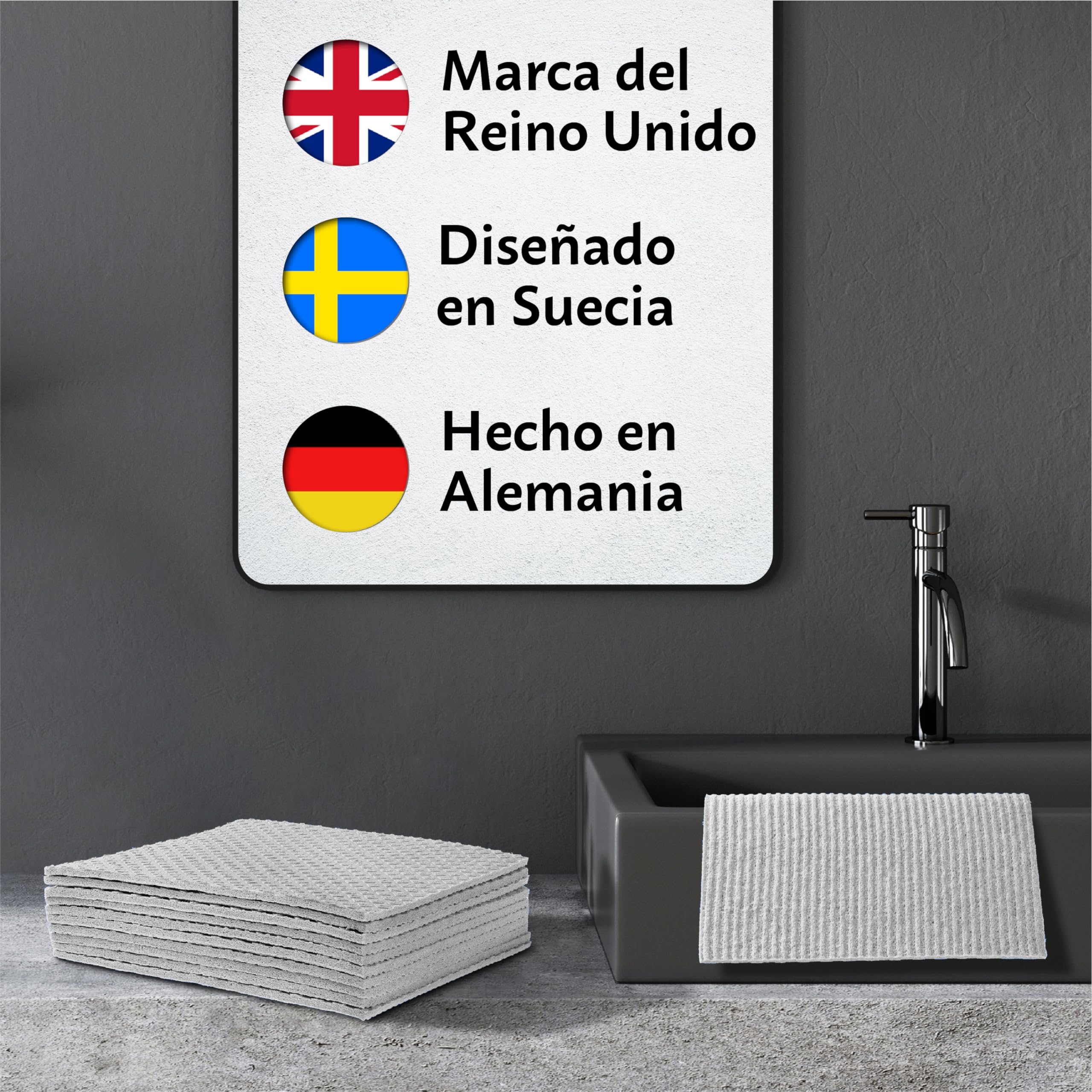 Swedish Kitchen Cloth | Biodegradable Cellulose Sponge Cloths