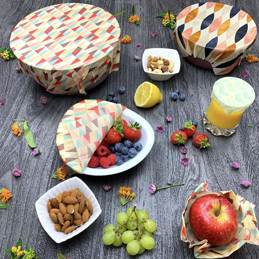 Set of 7 beeswax cloths