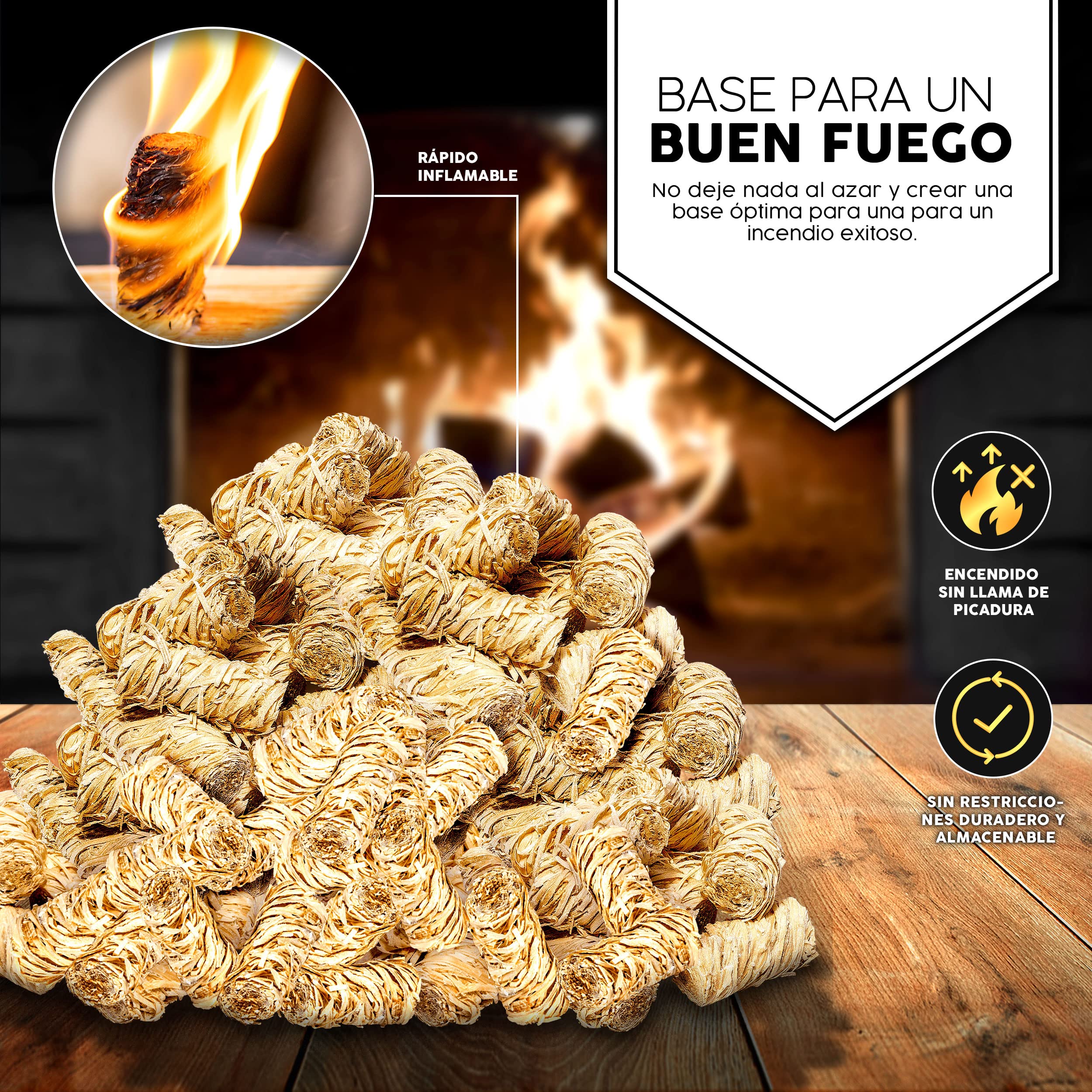 Waxed Ecological Fire Starter Tablets | 200 pcs