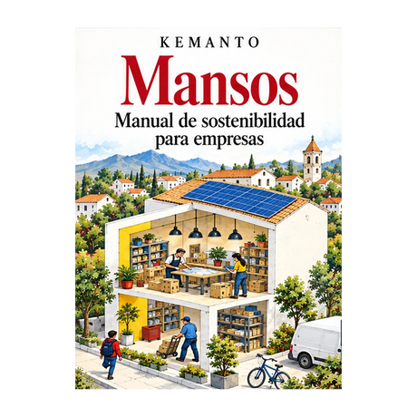 Portada conceptual de Mansos, manual de sostenibilidad para empresas, de KEMANTO